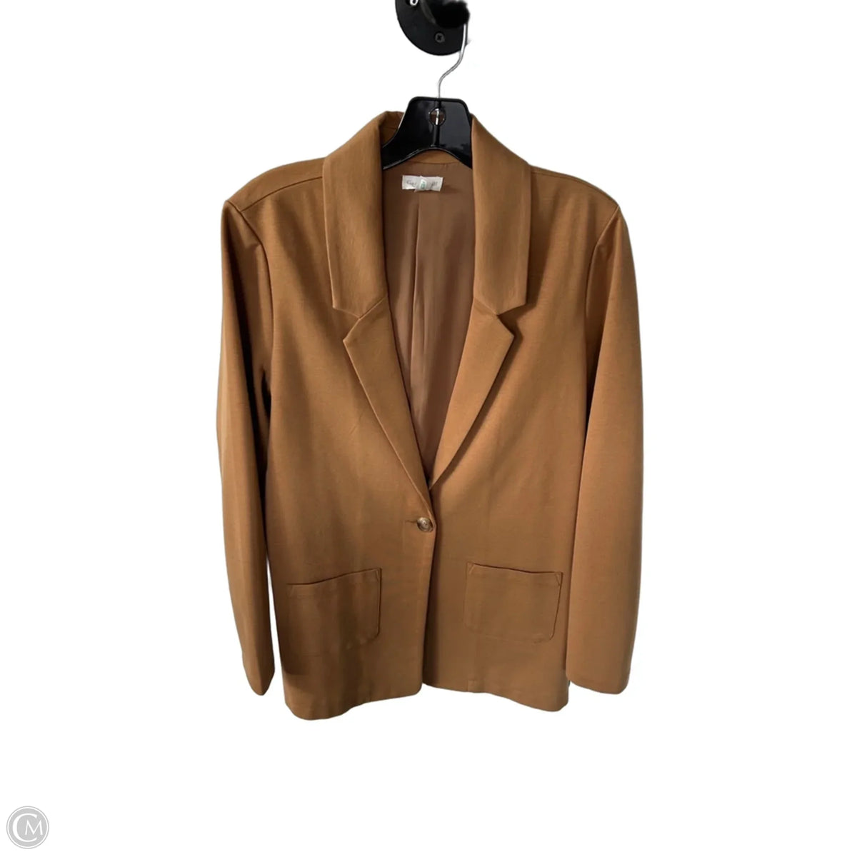 Blazer By Garnet Hill In Tan, Size: S