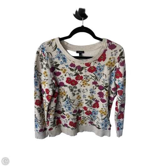 Sweatshirt Crewneck By Talbots In Tan, Size: M