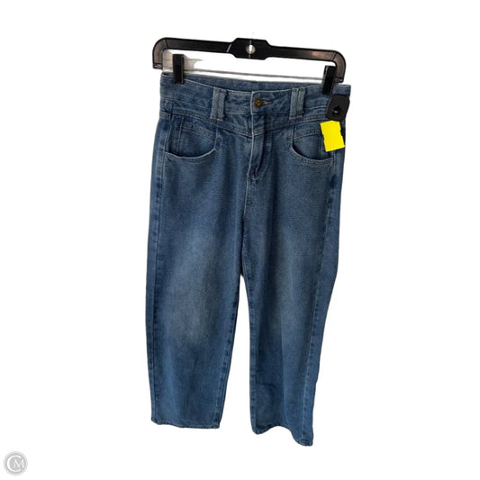 Jeans Wide Leg By Clothes Mentor In Blue Denim, Size: 4