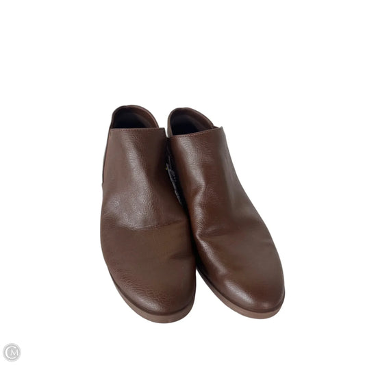 Boots Ankle Flats By Kensie In Brown, Size: 8.5