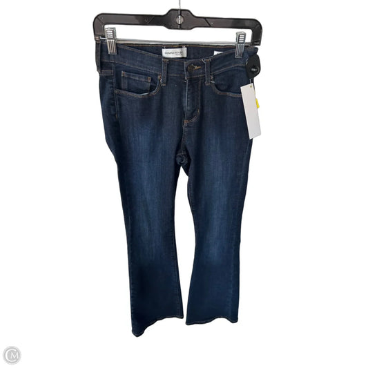 Jeans Flared By Banana Republic In Blue Denim, Size: 2p