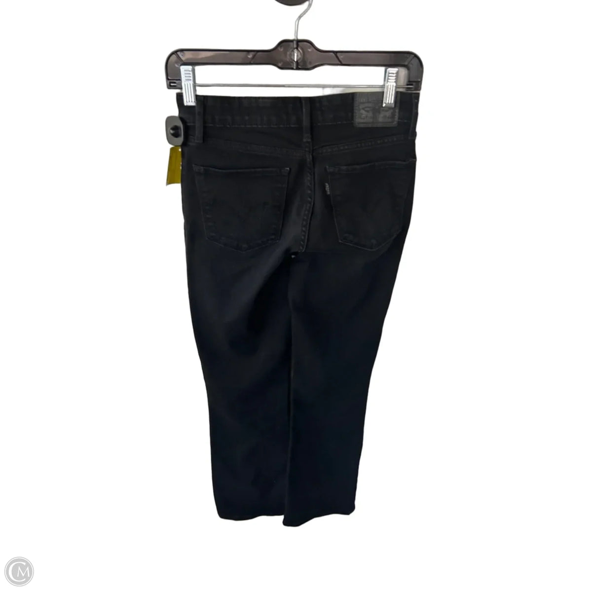 Jeans Flared By Levis In Black Denim, Size: 2