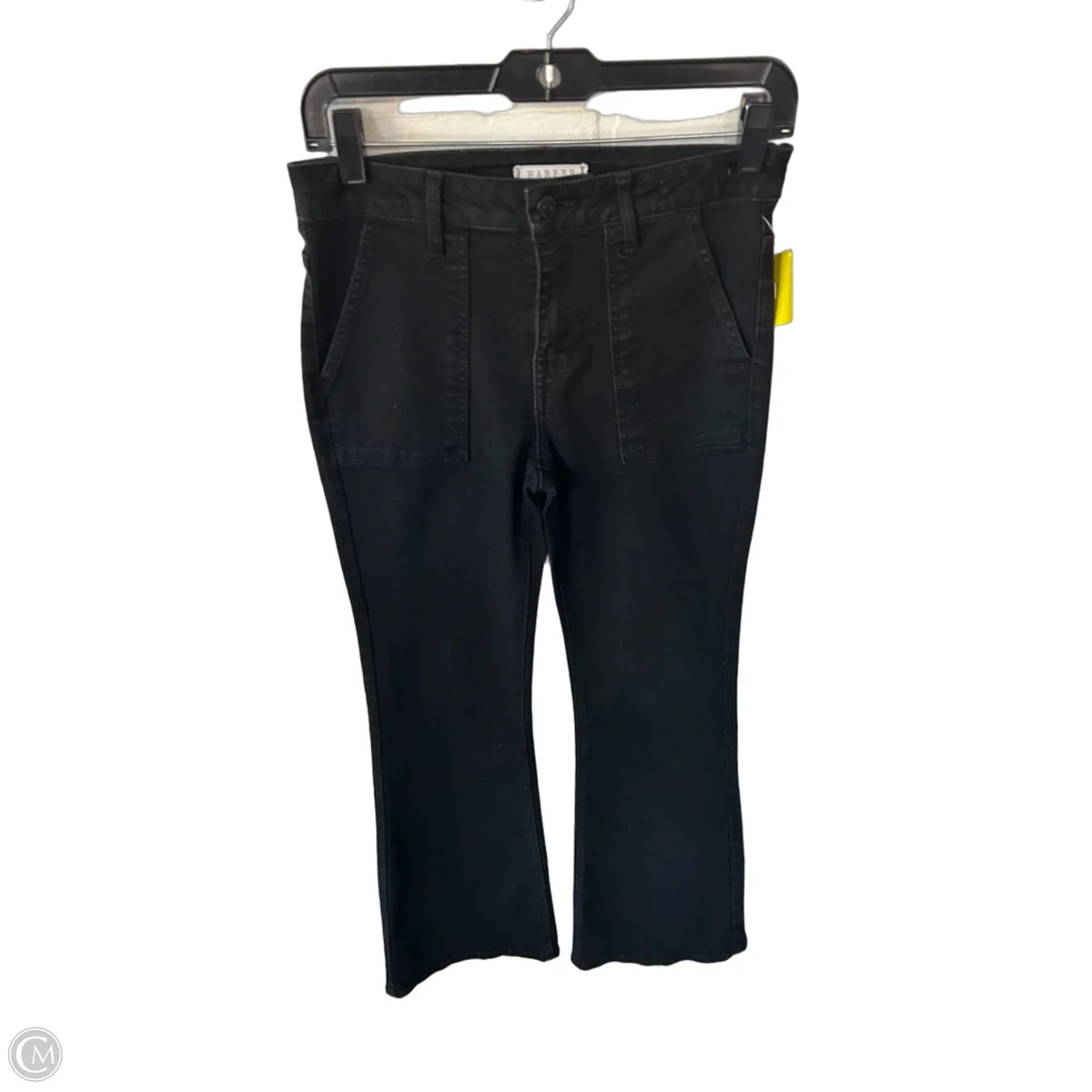 Jeans Flared By Harper In Black Denim, Size: 2