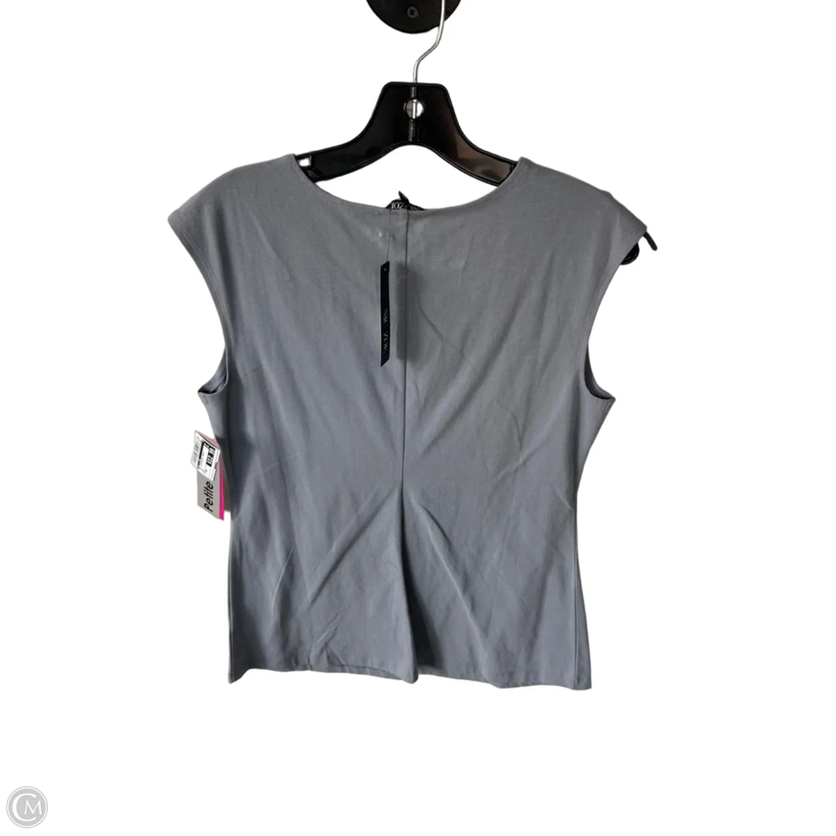 Top Sleeveless Basic By Nic + Zoe In Grey, Size: Mp