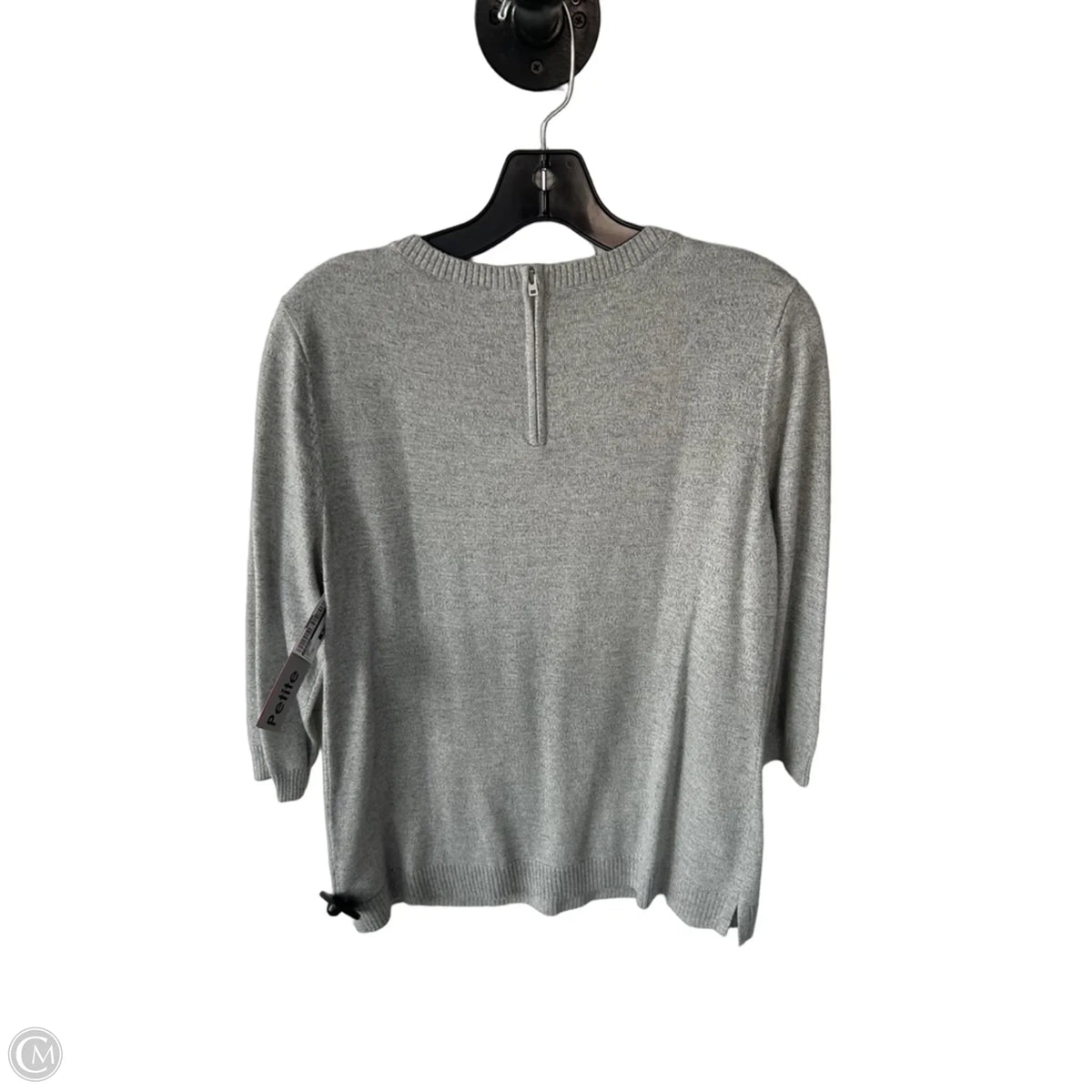 Sweater By Talbots In Grey, Size: Mp