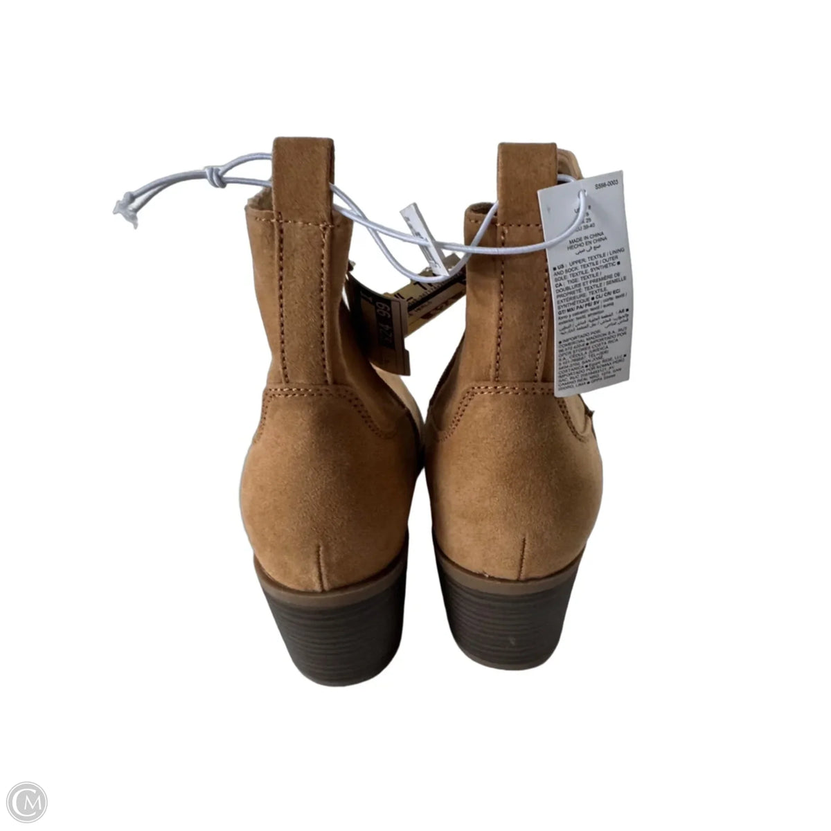 Boots Ankle Heels By Old Navy In Tan, Size: 8