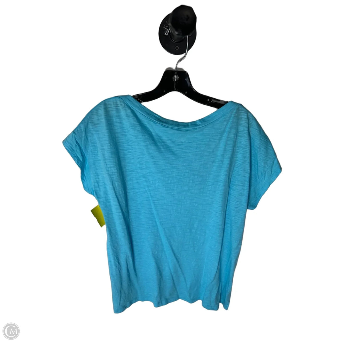 Top Short Sleeve By Talbots In Blue, Size: L