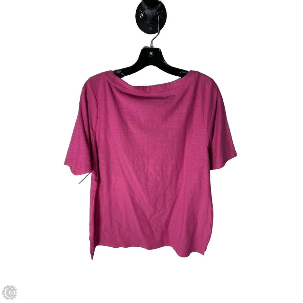 Top Short Sleeve By Talbots In Pink, Size: L