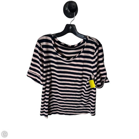 Top Short Sleeve By Talbots In Blue & Pink, Size: 0