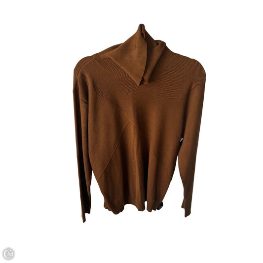 Sweater By Calvin Klein In Brown, Size: Xl