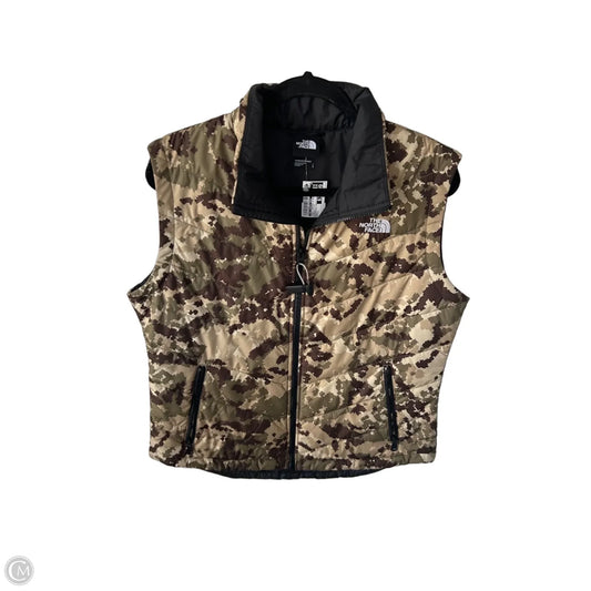 Vest Puffer & Quilted By The North Face In Brown & Tan, Size: L