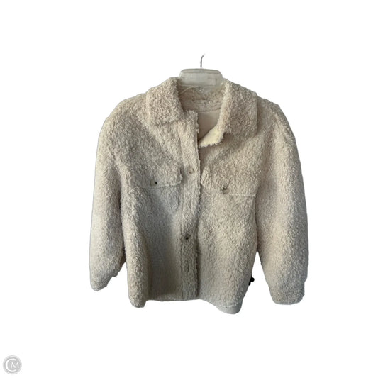 Jacket Shirt By 12th Tribe In Cream, Size: S