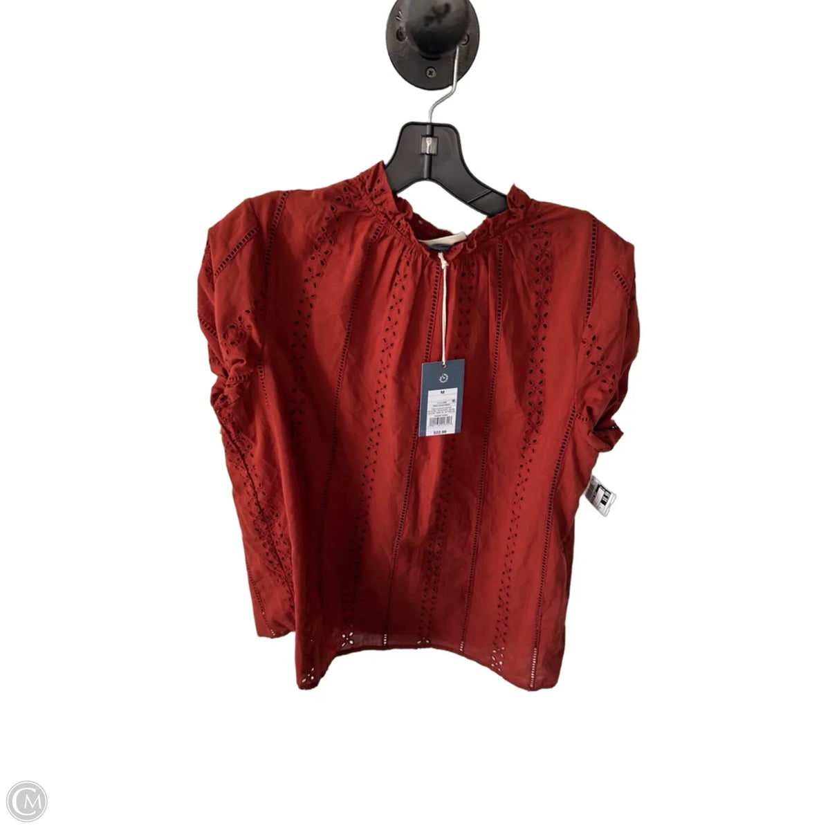 Top Short Sleeve By Universal Thread In Orange, Size: M