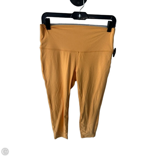 Athletic Leggings By Lululemon In Orange, Size: 10