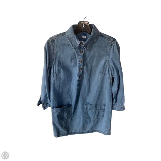 Dress Casual Short By Old Navy In Blue Denim, Size: Xs