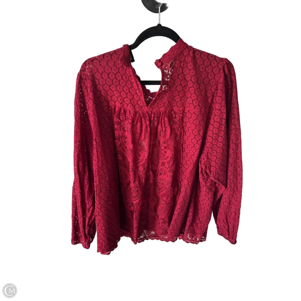 Top Long Sleeve By Torrid In Red, Size: 4x