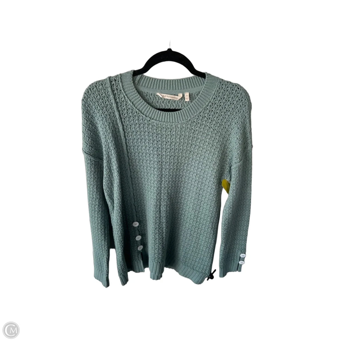 Sweater By Soft Surroundings In Teal, Size: S