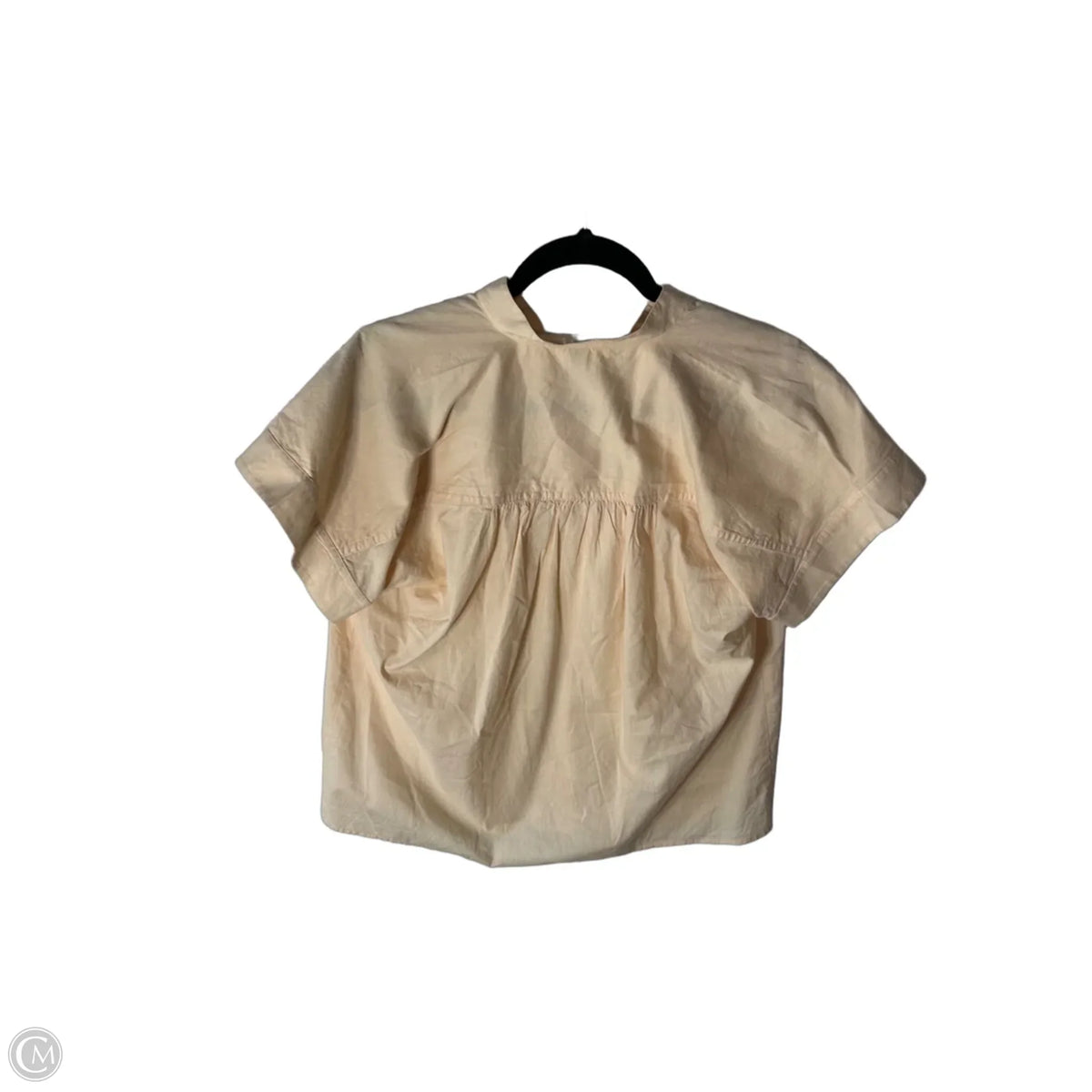 Top Short Sleeve By Universal Thread In Cream, Size: Xs