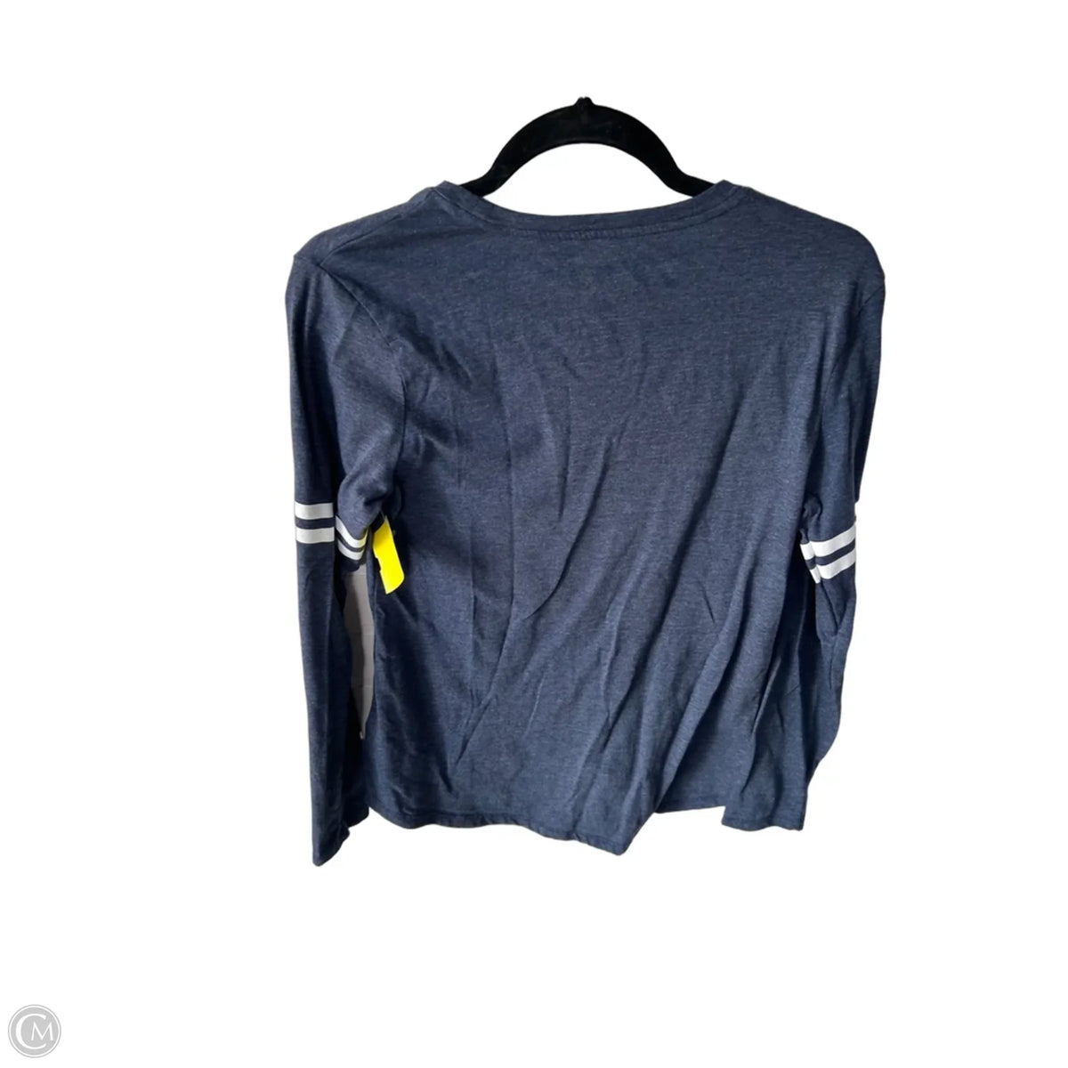 Top Long Sleeve Basic By Nfl In Blue & White, Size: M