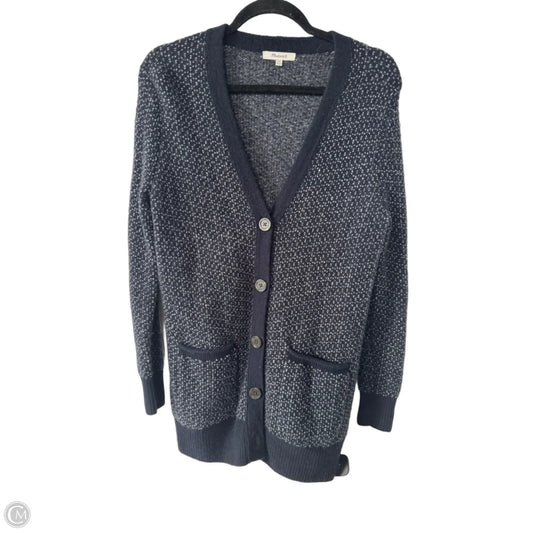 Sweater Cardigan By Madewell In Blue, Size: Xxs
