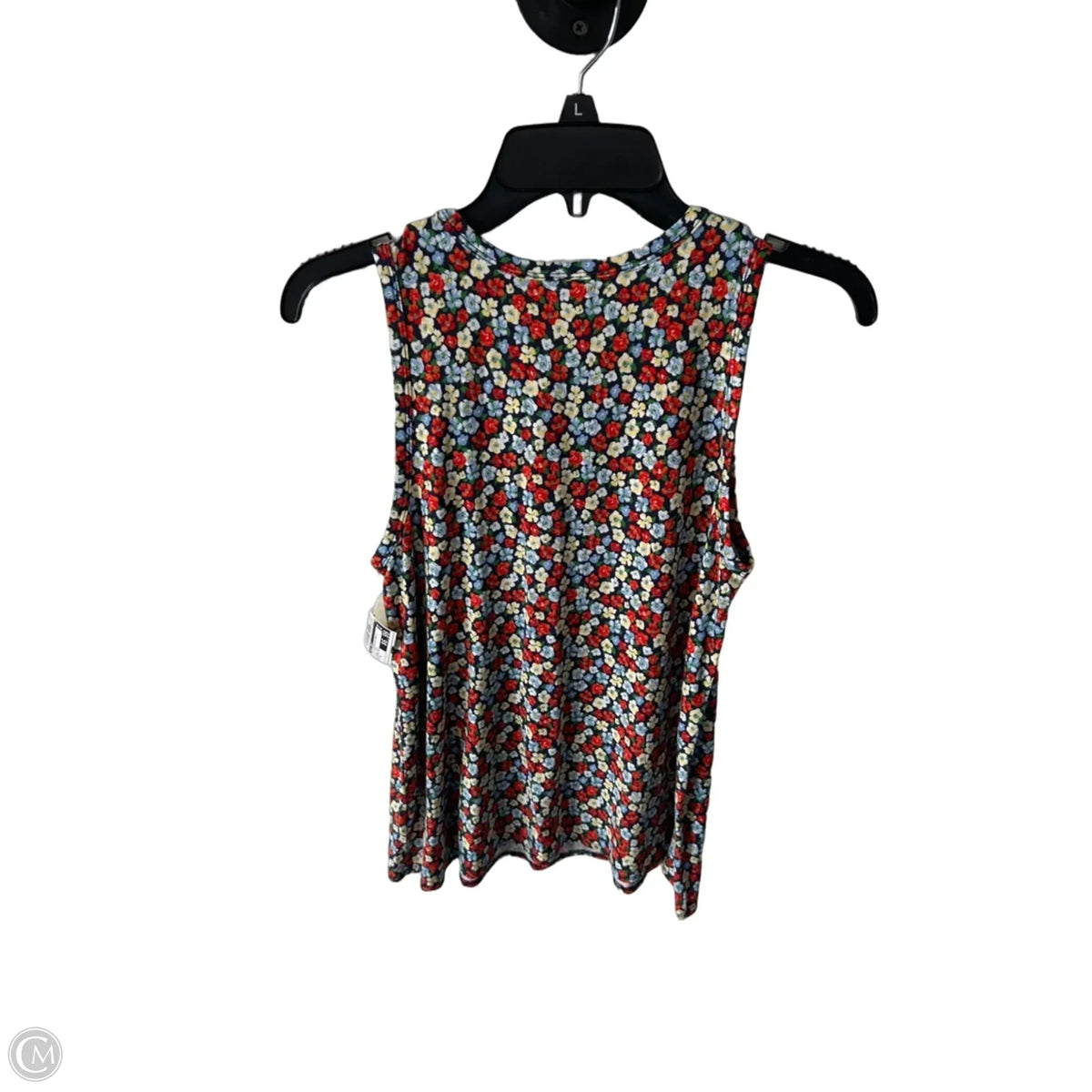 Top Sleeveless Basic By Old Navy In Blue & Red, Size: S