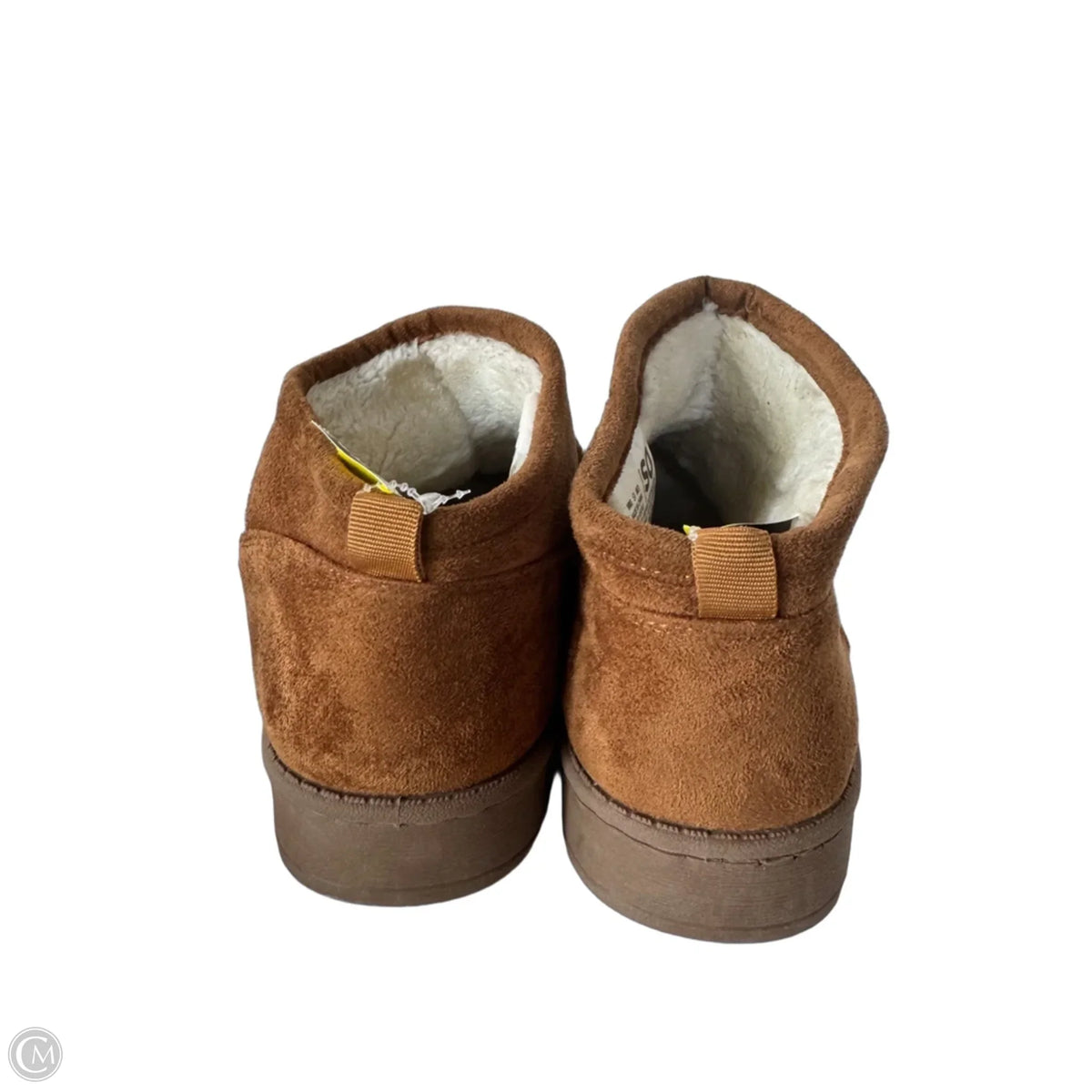 Boots Ankle Flats By So In Brown, Size: 9