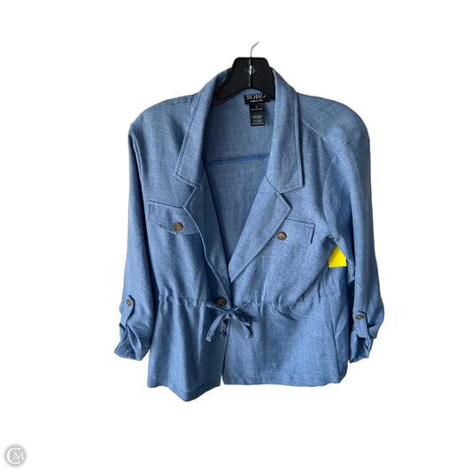 Jacket Other By Soho Apparel In Blue, Size: S