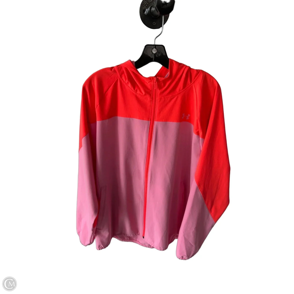 Athletic Jacket By Under Armour In Pink, Size: 1x