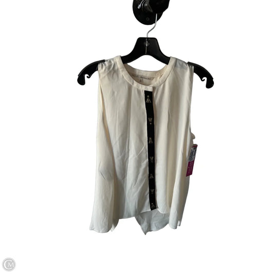 Top Sleeveless By Rachel Roy In Cream, Size: M