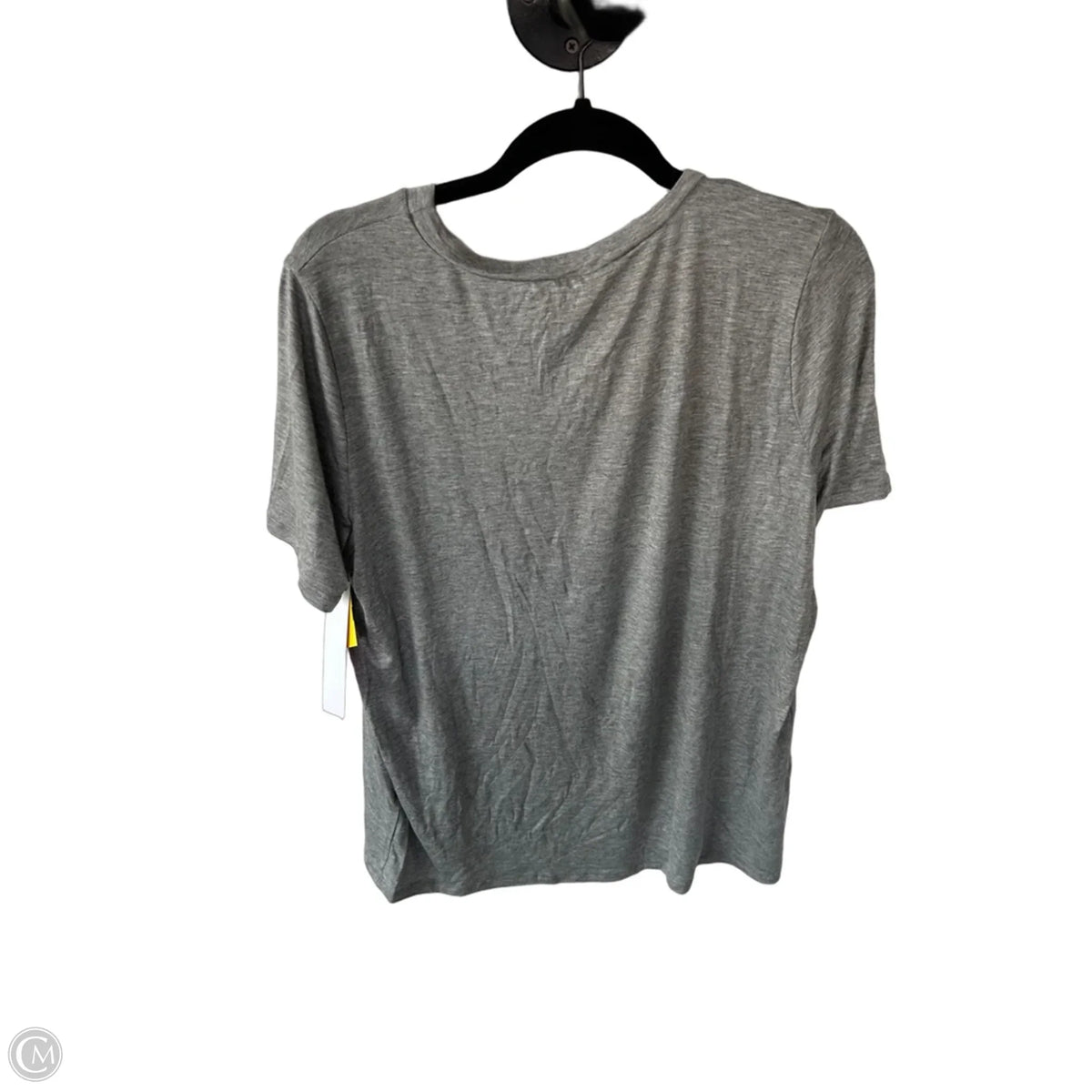 Top Short Sleeve Basic By Hem & Thread In Grey, Size: L