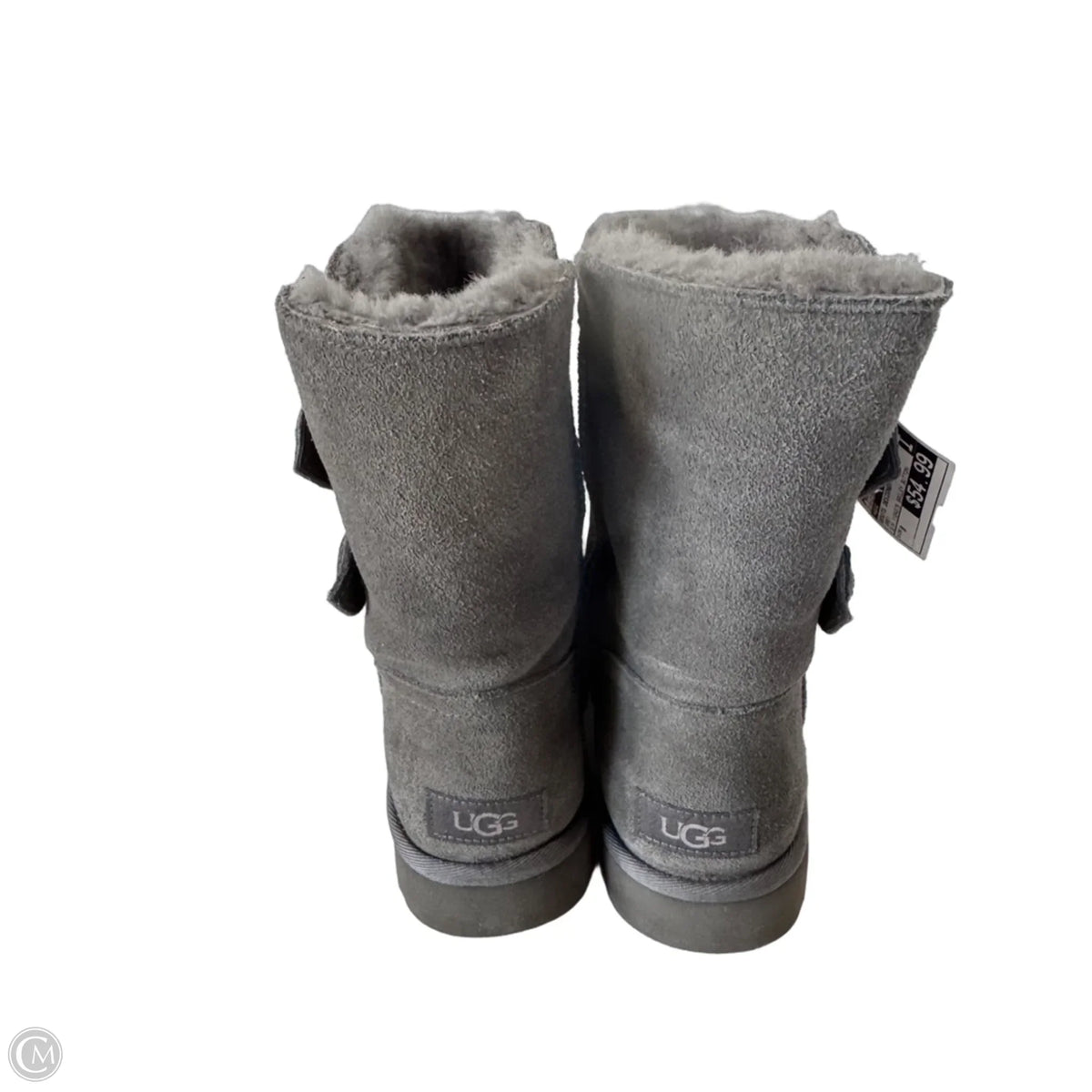 Boots Designer By Ugg In Grey, Size: 8