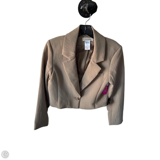 Blazer By Lucky Brand In Tan, Size: S