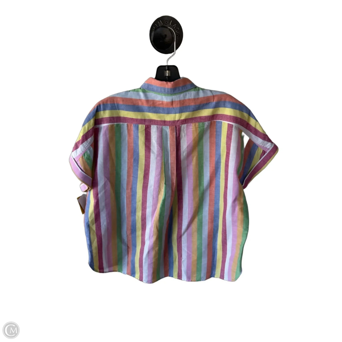 Top Short Sleeve By J. Crew In Striped Pattern, Size: S