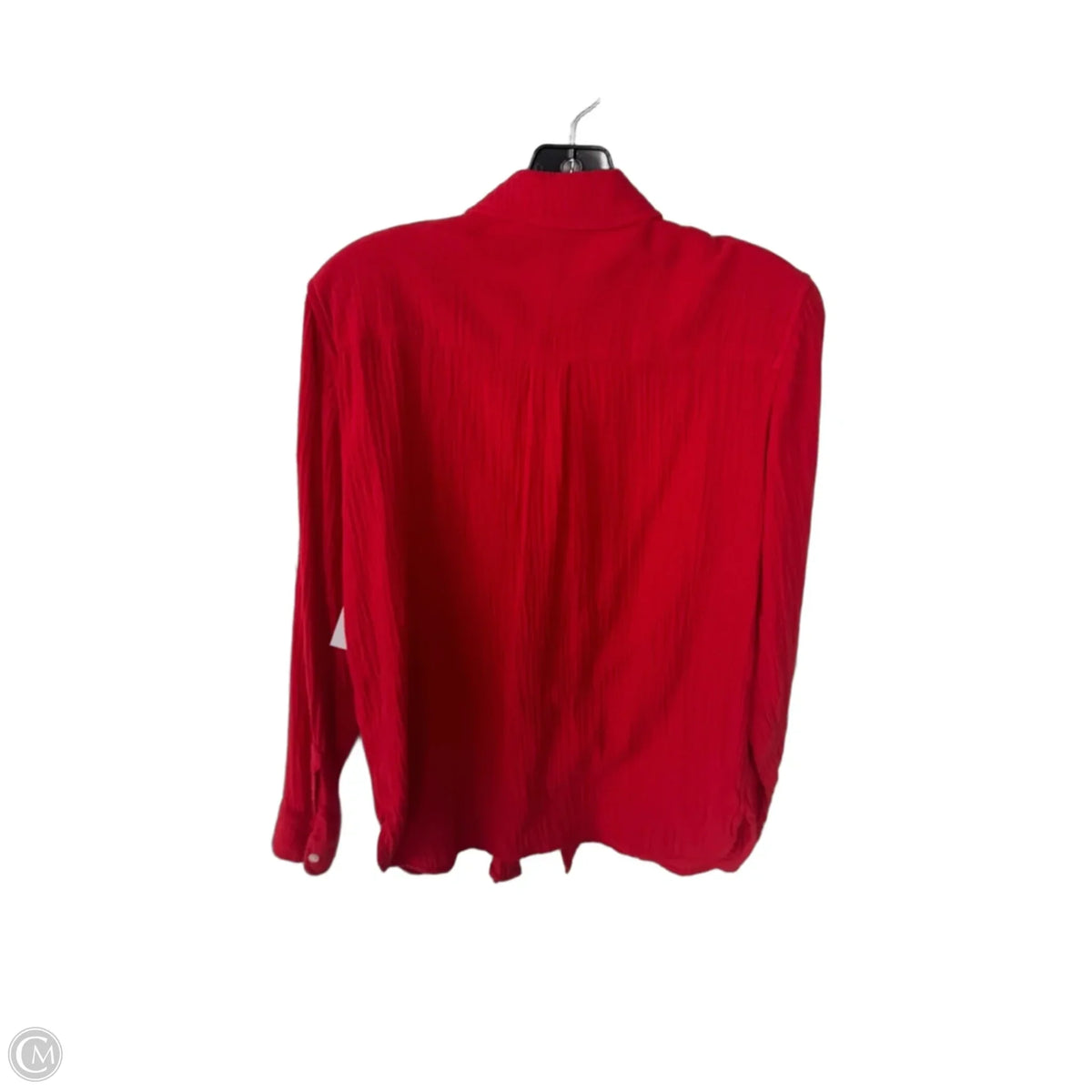 Top Long Sleeve By J. Crew In Red, Size: S