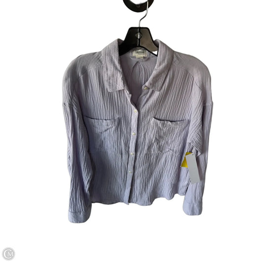Top Long Sleeve By Upwest In Purple, Size: S