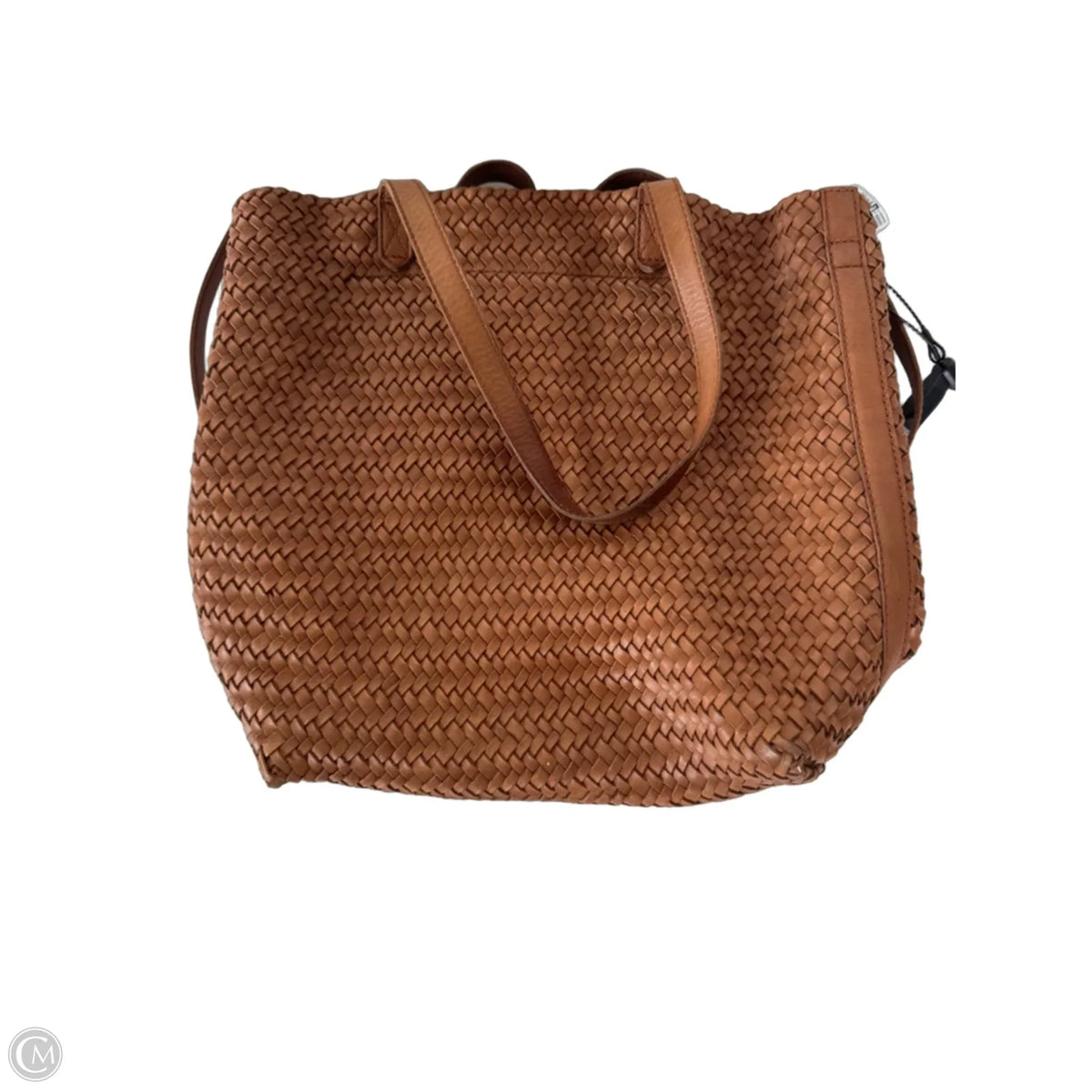 Handbag Leather By Madewell, Size: Medium