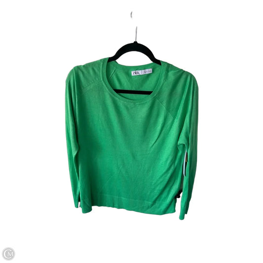 Sweater By Zara In Green, Size: L