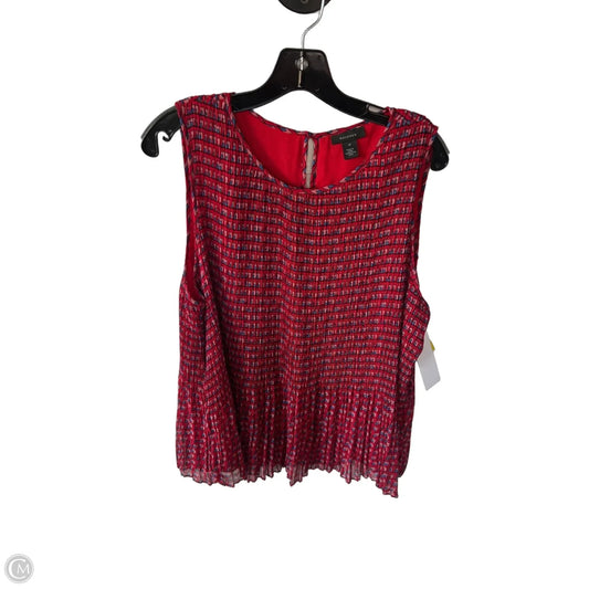 Top Long Sleeve By Halogen In Red, Size: Xl