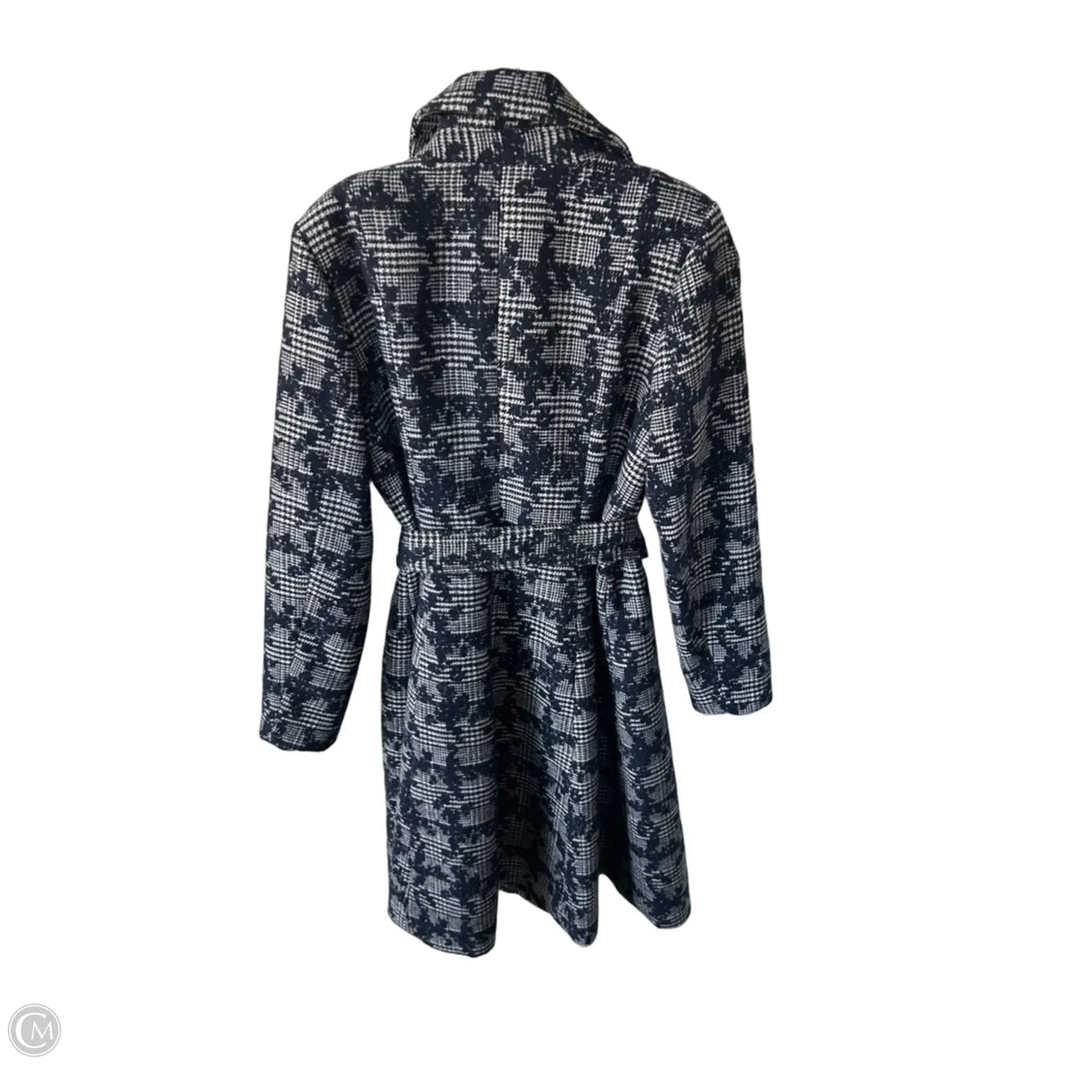 Coat Other By Halogen In Blue & White, Size: M