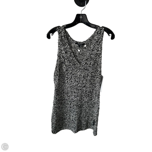 Vest Designer By Derek Lam In Black & White, Size: M