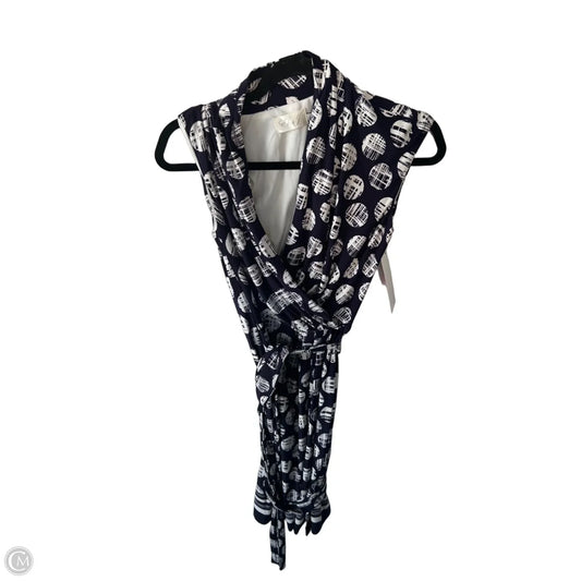 Dress Work By Eliza J In Blue & White, Size: M