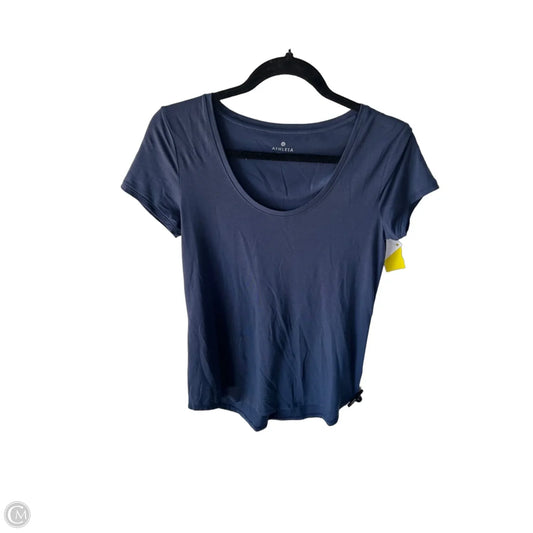 Athletic Top Short Sleeve By Athleta In Blue, Size: Xs