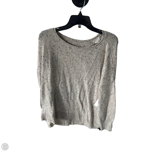 Sweater By Caslon In Cream & Grey, Size: Xxl
