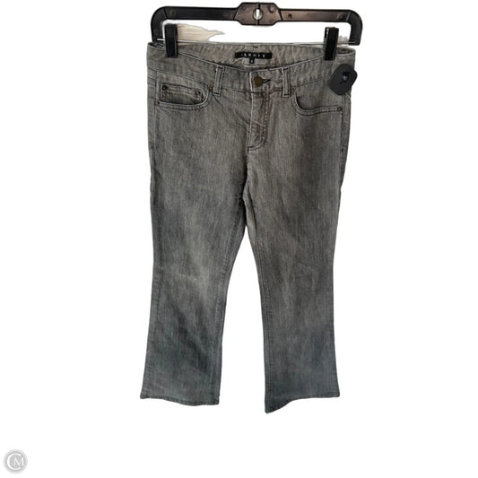 Jeans Boot Cut By Theory In Grey Denim, Size: 0
