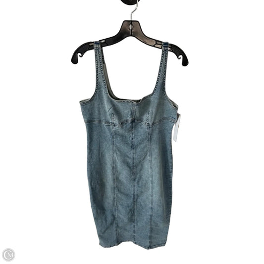 Dress Casual Midi By Wild Fable In Blue Denim, Size: M