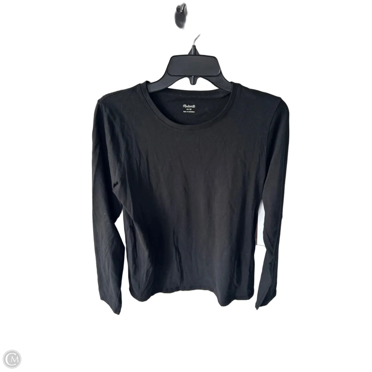 Top Long Sleeve Basic By Madewell In Black, Size: M