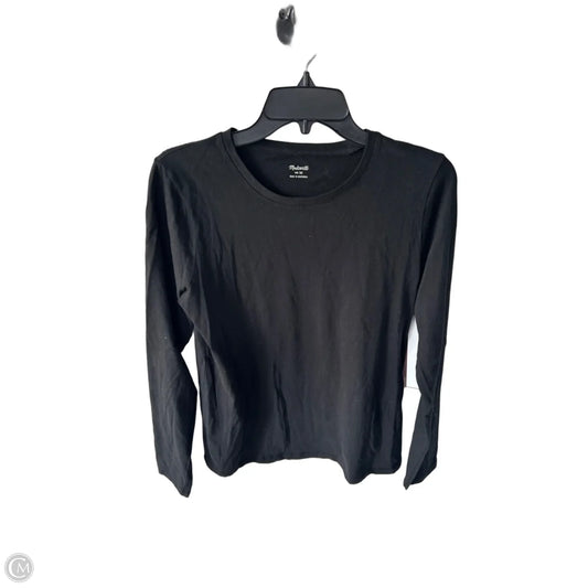 Top Long Sleeve Basic By Madewell In Black, Size: M