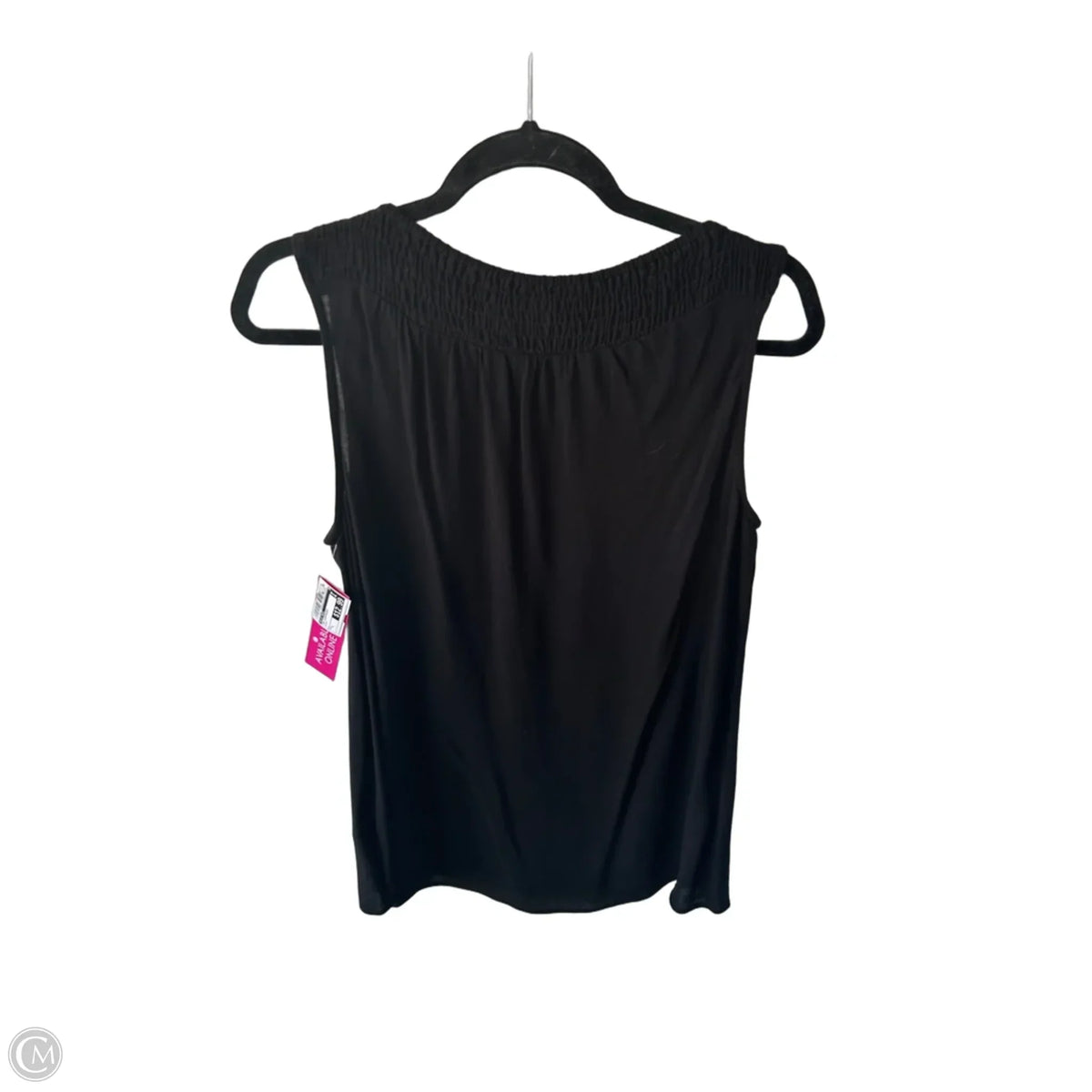 Top Sleeveless By Ella Moss In Black, Size: L