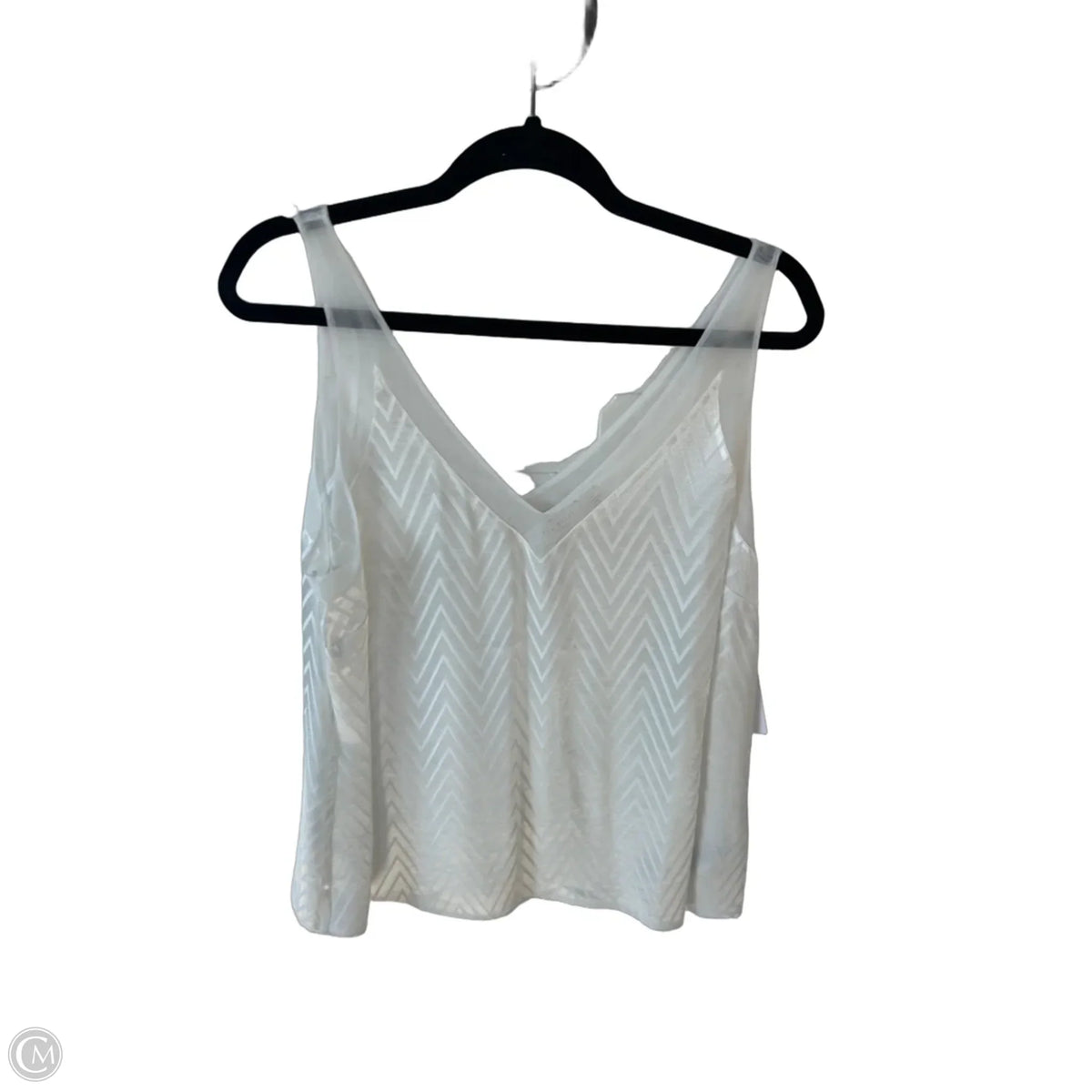 Top Sleeveless By Ted Baker In White, Size: L