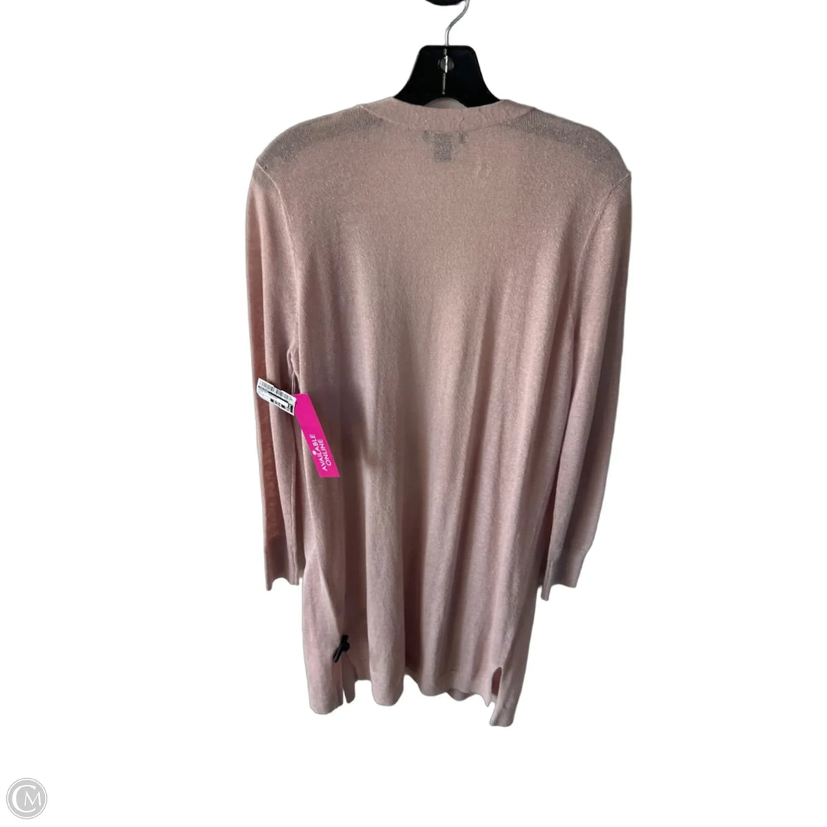 Sweater Cardigan By Halogen In Pink, Size: M